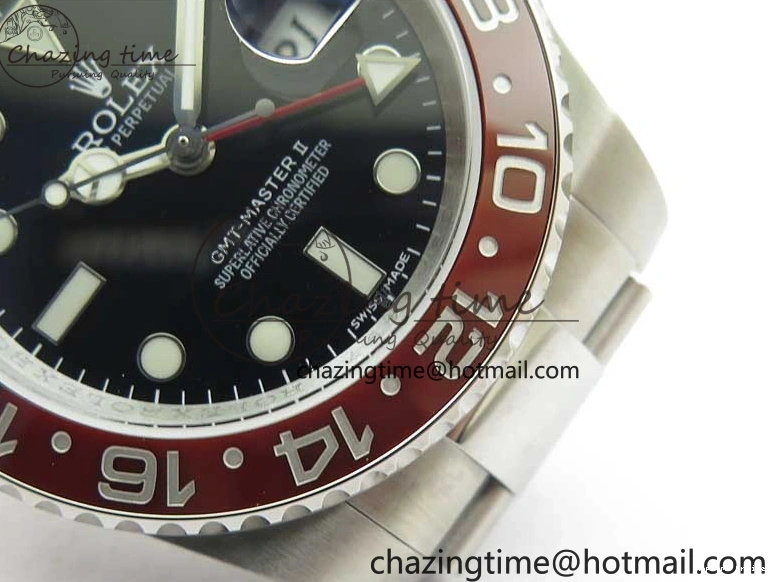 0412 GMT Master II 126710 BLRO 904L SS MIF 1:1 Best Edition on Oyster Bracelet SA3186 CHS Cozy 2553